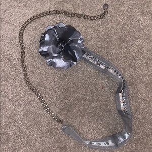 COPY - New York & Co belt sequin rhinestone flowe…